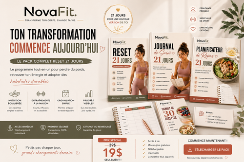 Reprends le contrôle de ton corps en seulement 21 jours.